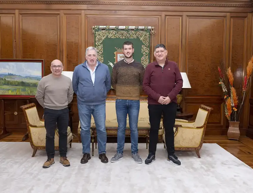 reunión con el alcalde de berriozar