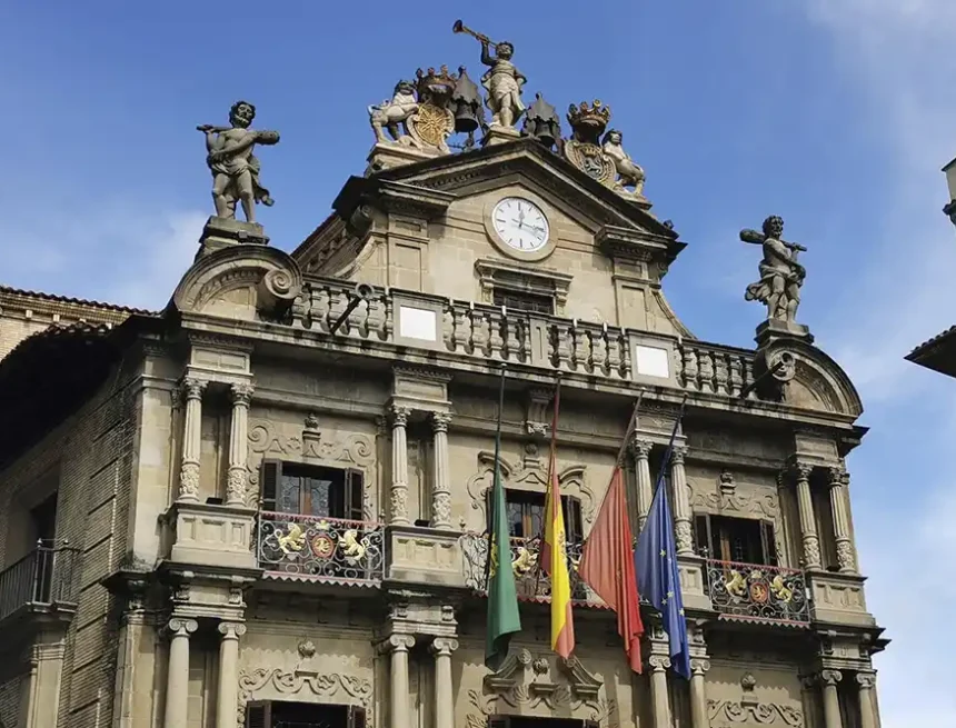 bandera media asta