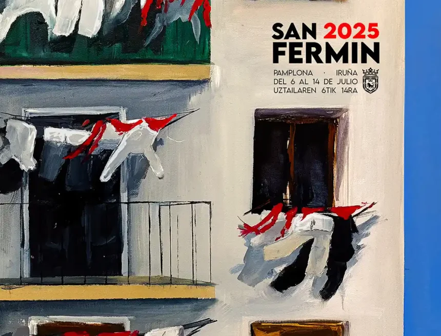 HOGAR PAMPLONICA cartel San Fermin 2025