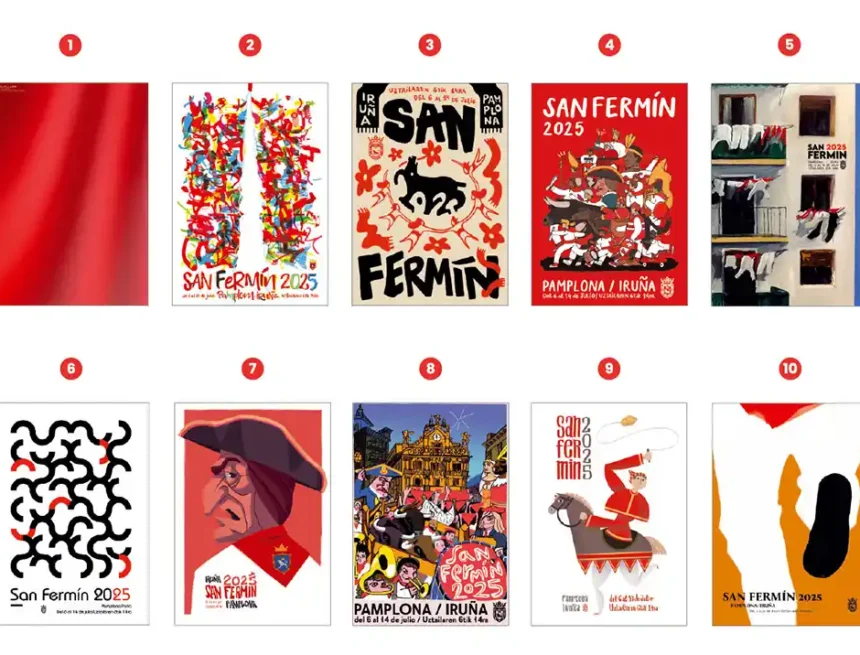 carteles San Fermín 2025