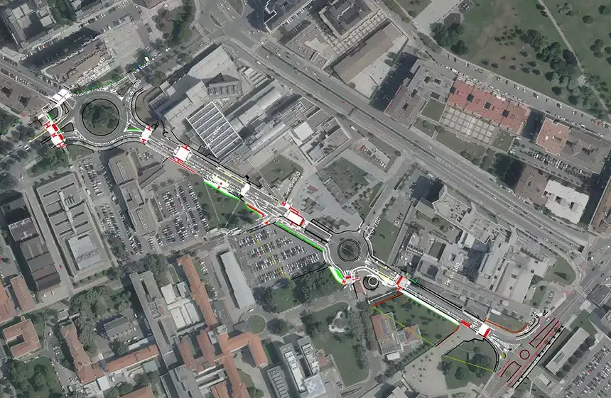 carril bici hospitales