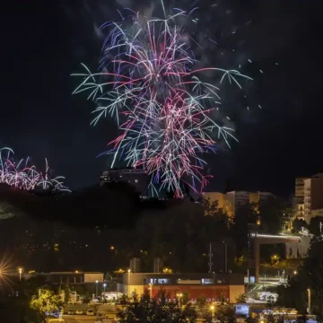 fuegos artificiales Pamplona 2025