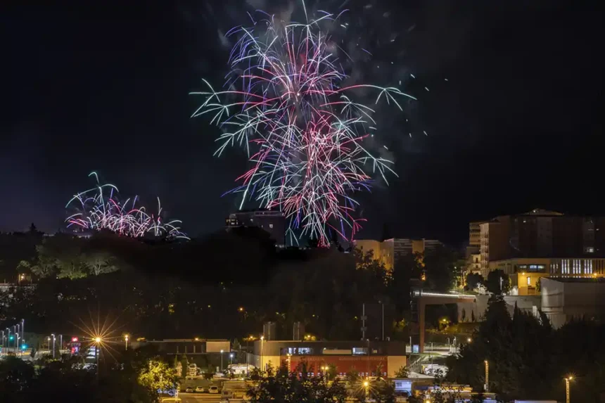fuegos artificiales Pamplona 2025