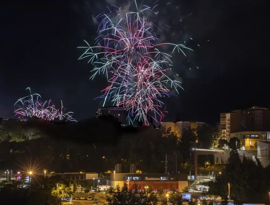 fuegos artificiales Pamplona 2025
