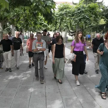 visita paseo barrio txantrea