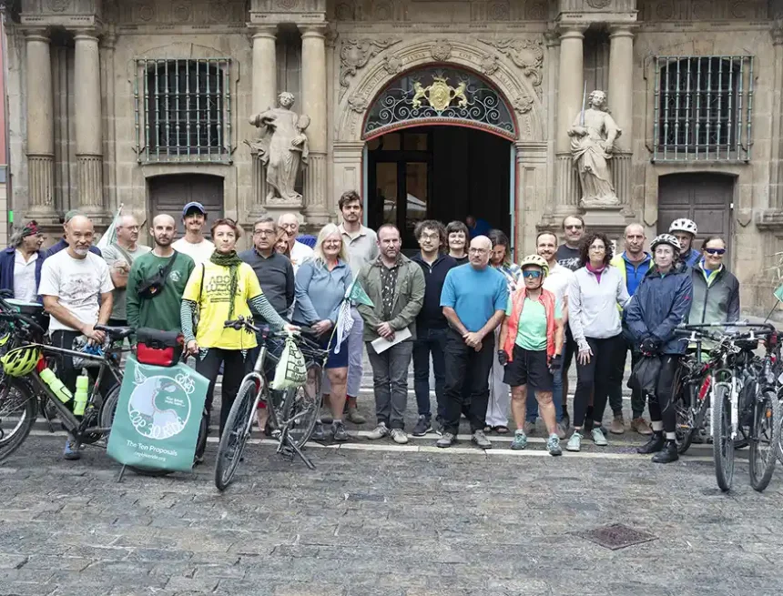 recibimiento representantes cop30ride