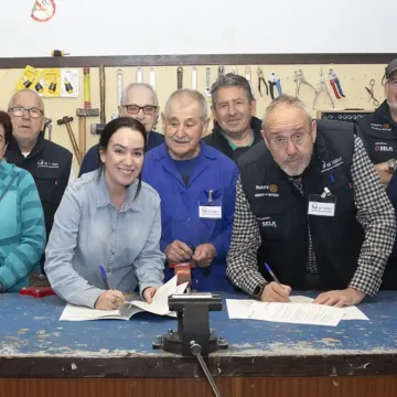 firma convenio asociación el taller