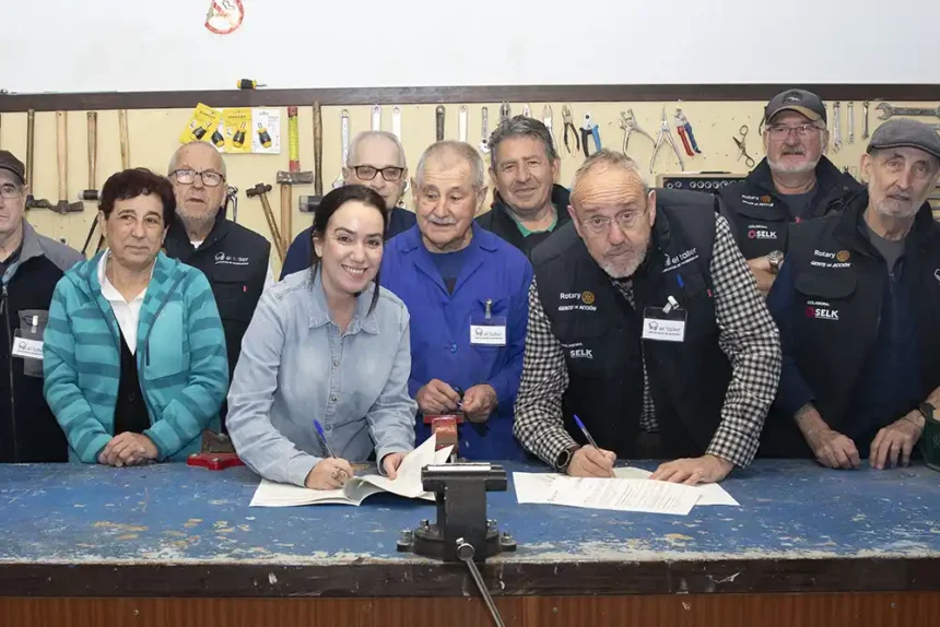 firma convenio asociación el taller