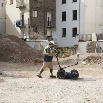 oscus trabajos de arqueologia con georradar
