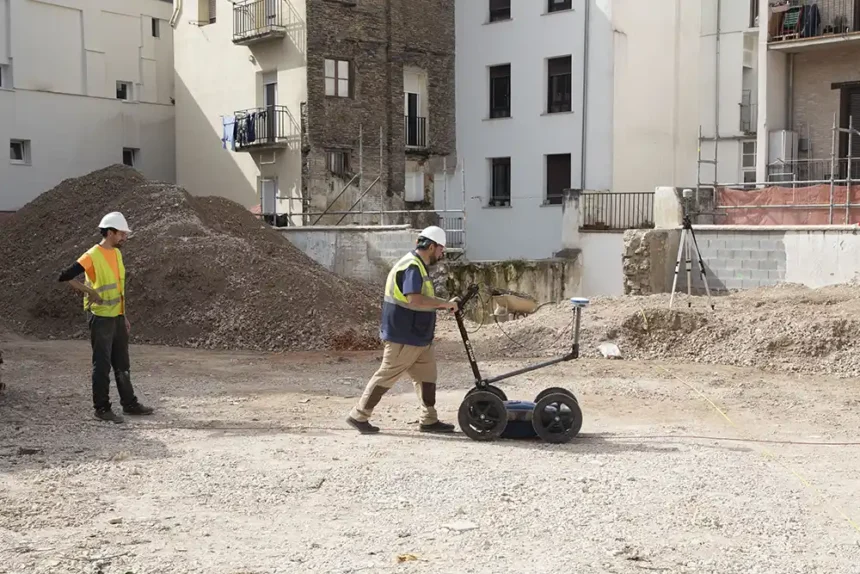 oscus trabajos de arqueologia con georradar