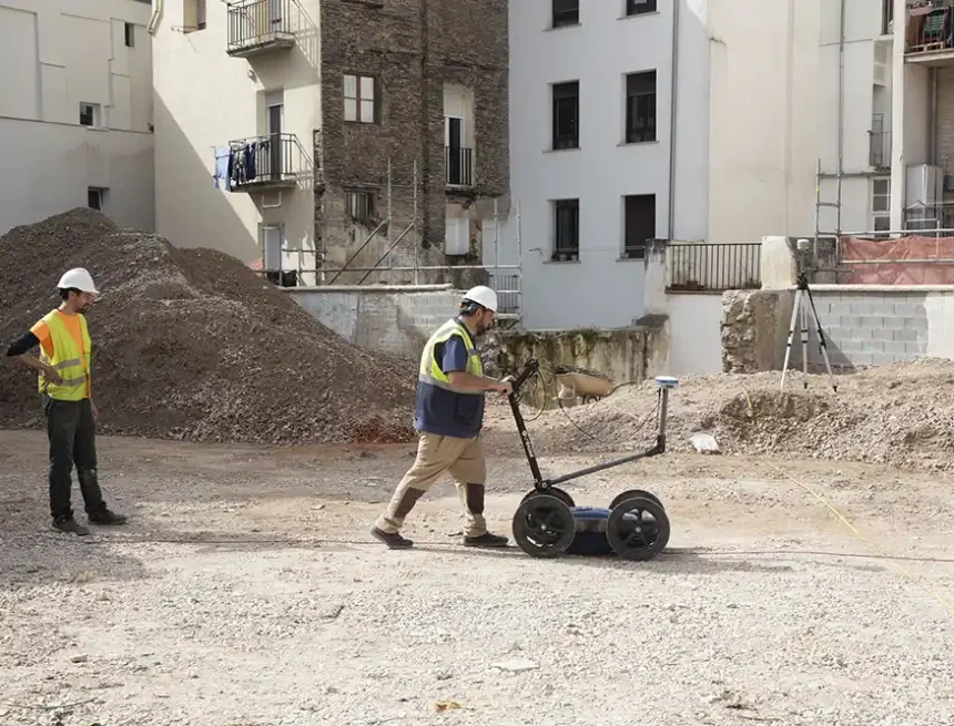 oscus trabajos de arqueologia con georradar