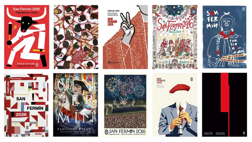 Carteles San Fermín 2026