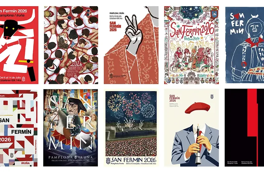 Carteles San Fermín 2026