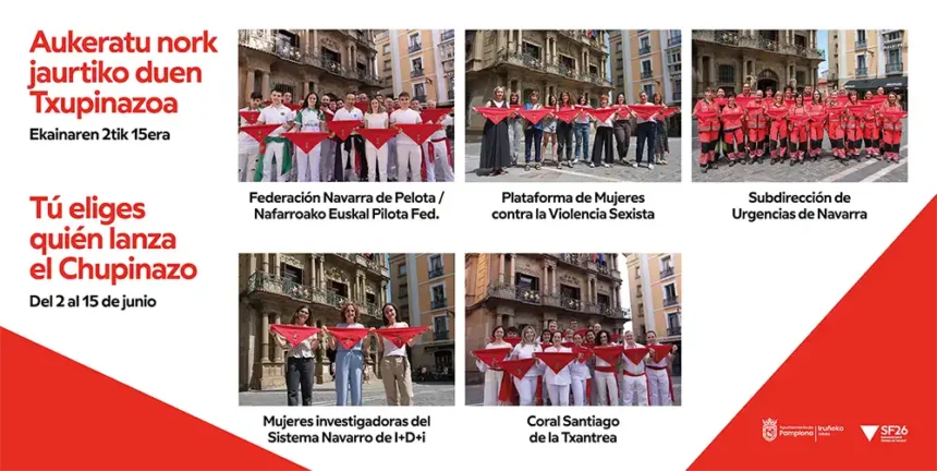 Candidaturas Chupinazo San Fermín 2026