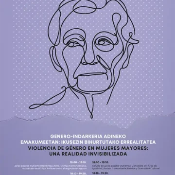 cartel violencia genero personas mayores